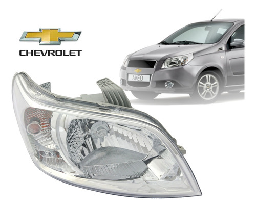 Faro Derecho Para Chevrolet Aveo Speed 2011