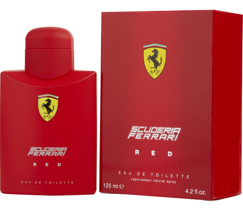 Perfume Ferrari Scuderia Red Eau De Toilette 125ml Para Home