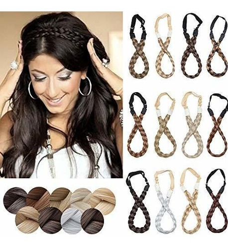 Sego Braid Headbands For Women Chunky Braided Hai Diademas 