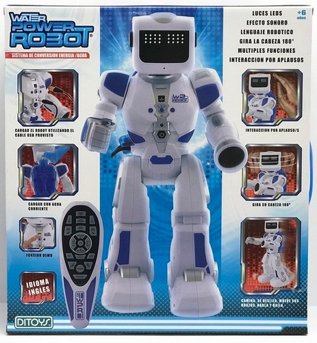 Robot Water Power Ditoys Robot Inteligente Radio Control Ori