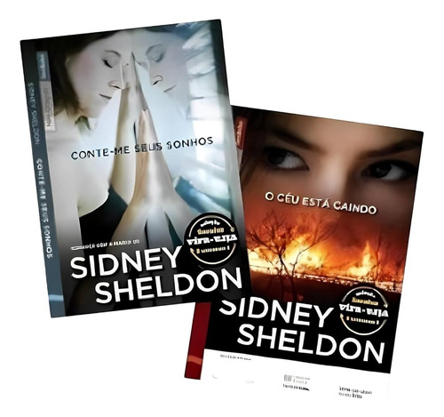 Livro Conte-me Seus Sonhos / O Céu Está Caindo - Livro Vira-vira 1 - Sidney Sheldon [2012]