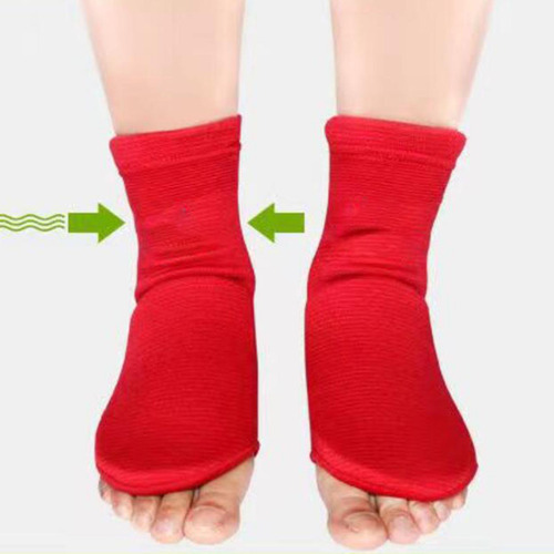 Protector De Pie Elástico Fitness Empeine Talla L Rojo