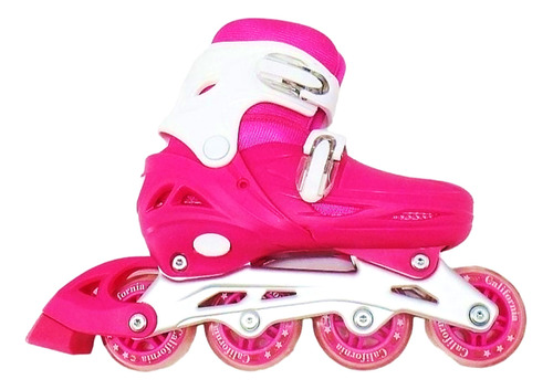 Roller Bota Extensible Bolso Rosa Talle 33-36 Mundo Cla An58