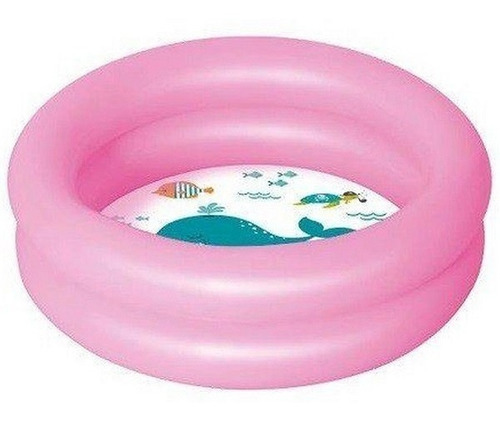 Imagem 1 de 1 de Banheira Inflavel 28l Rosa Mor 001780