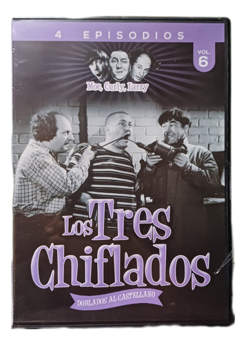 Los Tres Chiflados Vol. 6  Dvd Original ( Nuevo )