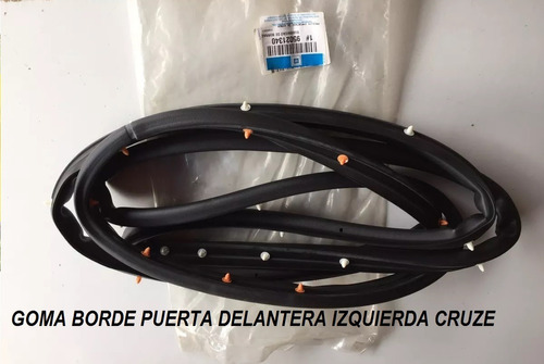 95021340 Goma Borde Puerta Delantera Izquierda Cruze