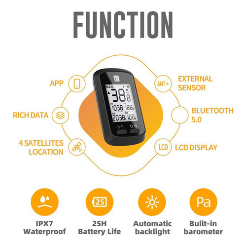 Xoss G Ciclismo Ordenador Inalámbrico Bluetooth G+