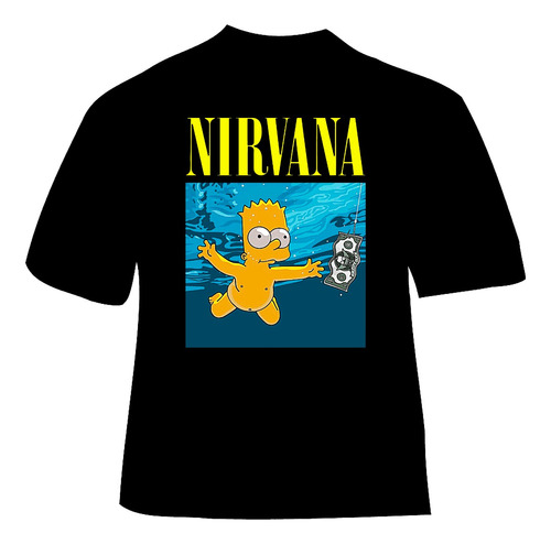 Polera Nirvana - Ver 02 - Nevermind Simpson