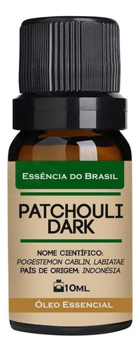 Óleo Essencial De Patchouli Dark 10 Ml - Puro E Natural