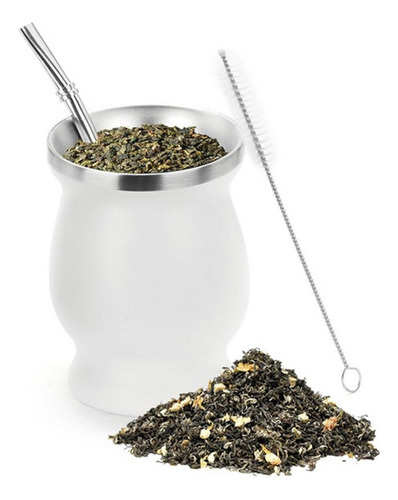 Set De Yerba Mate Cup Y Calabaza Para Yerba Mate Bombilla St