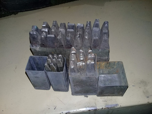 Lote Marcadores Numeros Grabador Chapa Cuero Suela 6-10mm