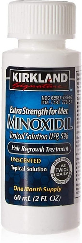 Imagen 2 de 5 de Minoxidil 5% Solución Tópica 1 Mes + Jabón 0.1% Minoxidil