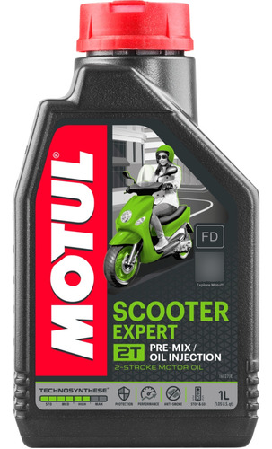 Aceite Scooter 2 Tiempos Motul 1 Litro