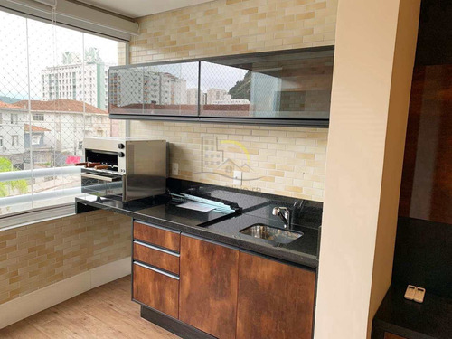 Imagem 1 de 30 de Apartamento Com 3 Dorms, Pompéia, Santos - R$ 1.7 Mi, Cod: 3043 - V3043