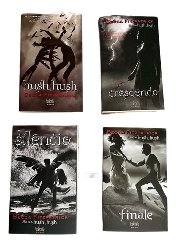 Estuche Libros Hush Hush [ Saga Completa ] Becca Fitzpatrick