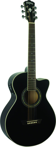 Washburn Ea10b-a Serie Festive Petite Jumbo Cutaway Guitarr.
