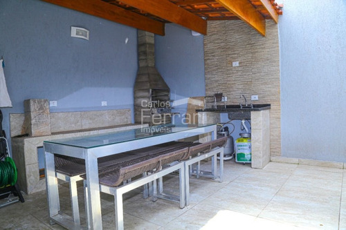 Imagem 2 de 15 de Sobrado Na Região Da Casa Verde Com 3 Suítes, 4 Vagas, Quintal Com Churrasqueira - Cf34501