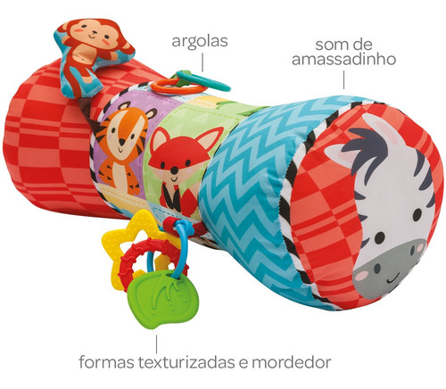 Almofada Rolinho Atividade Bebe Design Ergonômico Buba 10661
