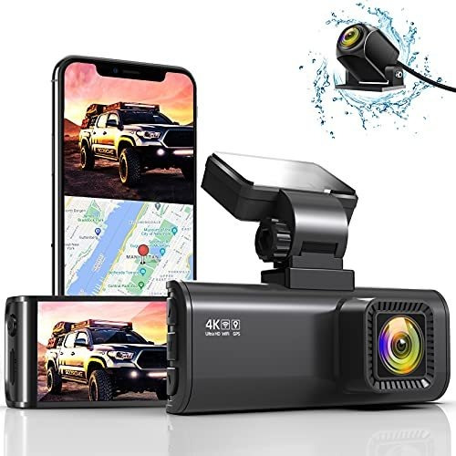 Camara De Salpicadero Dual Wifi Gps Integrado Frontal 4k / 2