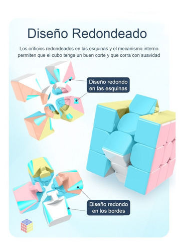 Cubo Rubik Moyu Meilong Jinzita Macaron Pyraminx + Estuche