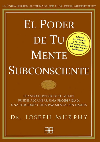 Libro El Poder De Tu Mente Subconsciente - Joseph Murphy