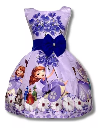 Vestido Fantasia Infantil Princesinha Sofia - Emfantasy