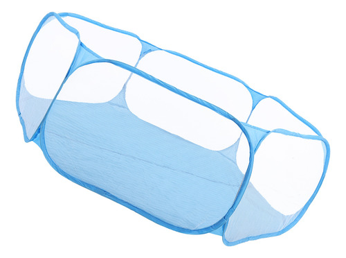 Jaula Portátil Azul Para Mascotas, Carpa, Corralito Para Ani