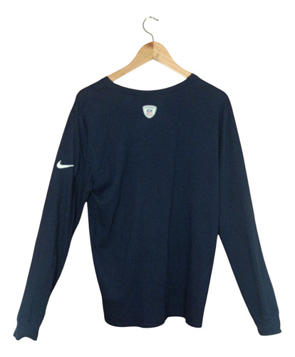 Remera Nfl Dri Fit Patriots Manga Larga L (Usado)