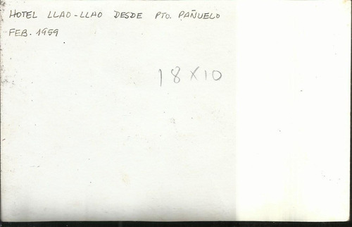 Fotografia Hotel Llao Llao Desde Puerto Pañuelo 1959 (Usado)