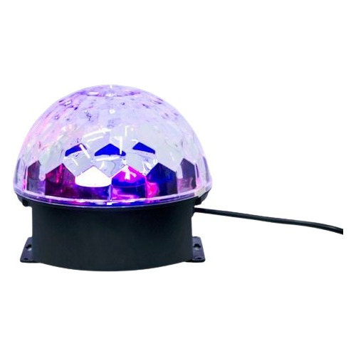 Bola Esfera Magica Led Rgb Audioritmica Giratoria Bolichera