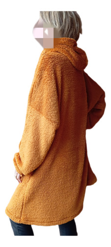 Maxi Buzo Hip Hop Manta Abrigado Suelto Oversize Enorme Ski