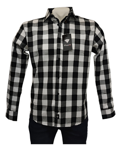 Camisa Giorgio Berlucchi Slim Fit Cuadros 30 Ml 2024