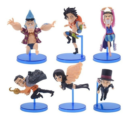 Set 6 Figuras One Piece 7-9cm