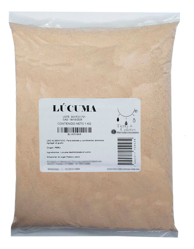 Lucuma En Polvo 1 Kg 100% Natural Y Pura Sin Azucar Añadida