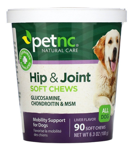 Petnc Hip & Joint Cuidado Para Mascotas Glucosamina X90