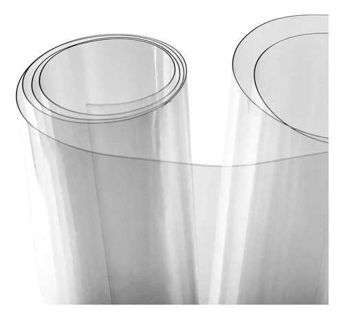 1 Rollo (30 Mts) De Tela Cristal Pvc Trans. Nº 4 (350 Mic.)