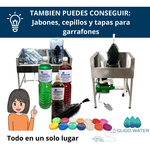 Imagen 5 de 6 de Dispensador De Agua Con Porta Garrafón Ajustable 20, 19y 11l