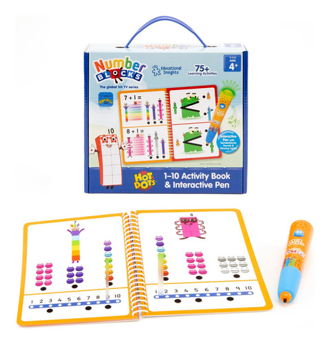 Cuaderno Interactivo Números 1-10 Con Lápiz 75 Actividades
