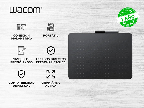 Tableta Wacom Ctc4110wlw0a Con Lápiz Bluetooth