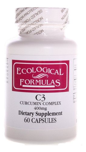 Complejo C3 Curcumina 400mg 60 Cápsulas Ecological Formulas