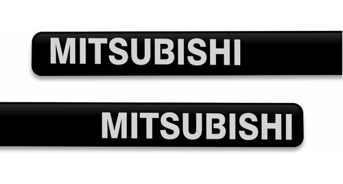  Par Escrita Friso Adesivo Lateral Mitsubishi Pajero Ad01