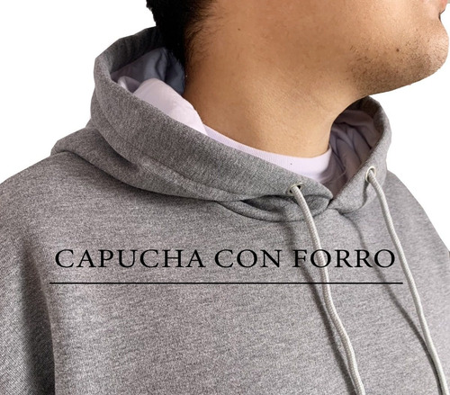 Buzo Frizado Oversize Hoodie Liso Unisex Aesthetic Invierno