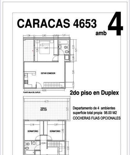 Venta Departamento En Duplex 4 Ambientes Con Terraza Propia Balcon Y Cochera A Estrenar!