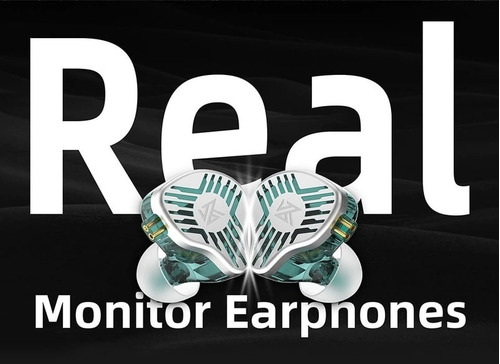 Imagen 6 de 6 de Auriculares Kz Eds In Ears Monitoreo 1dd Sin Microfono