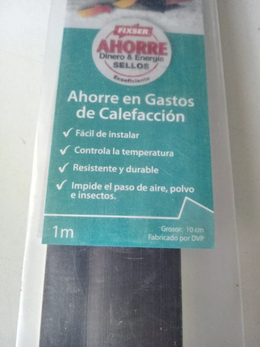 Sello Para Puerta Fisxer 10 Cm X 1m