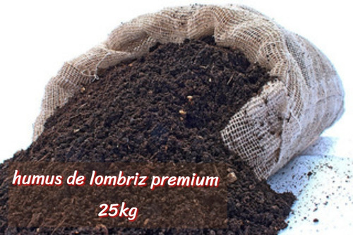 Humus De Lombriz Premium 25k Envio-gratis