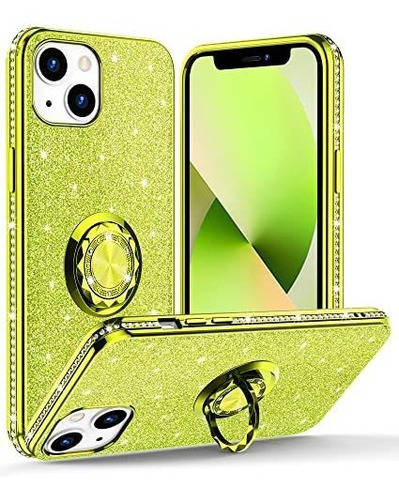 Ocyclone Compatible Con iPhone 13 Funda Diamante Con Htr46