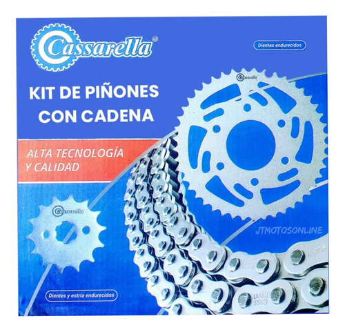 Kit De Arrastre Akt Tt 125/150 Cassarella Force Reforzado