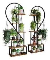 Comprar Estante De Plantas Metálico De 6 Niveles En Forma De Escaler