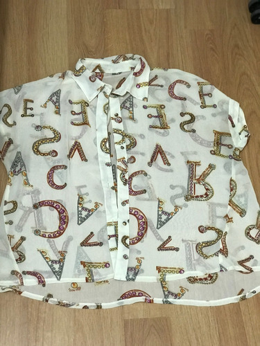 Camisa De Mujer Gasa Transparente Importada